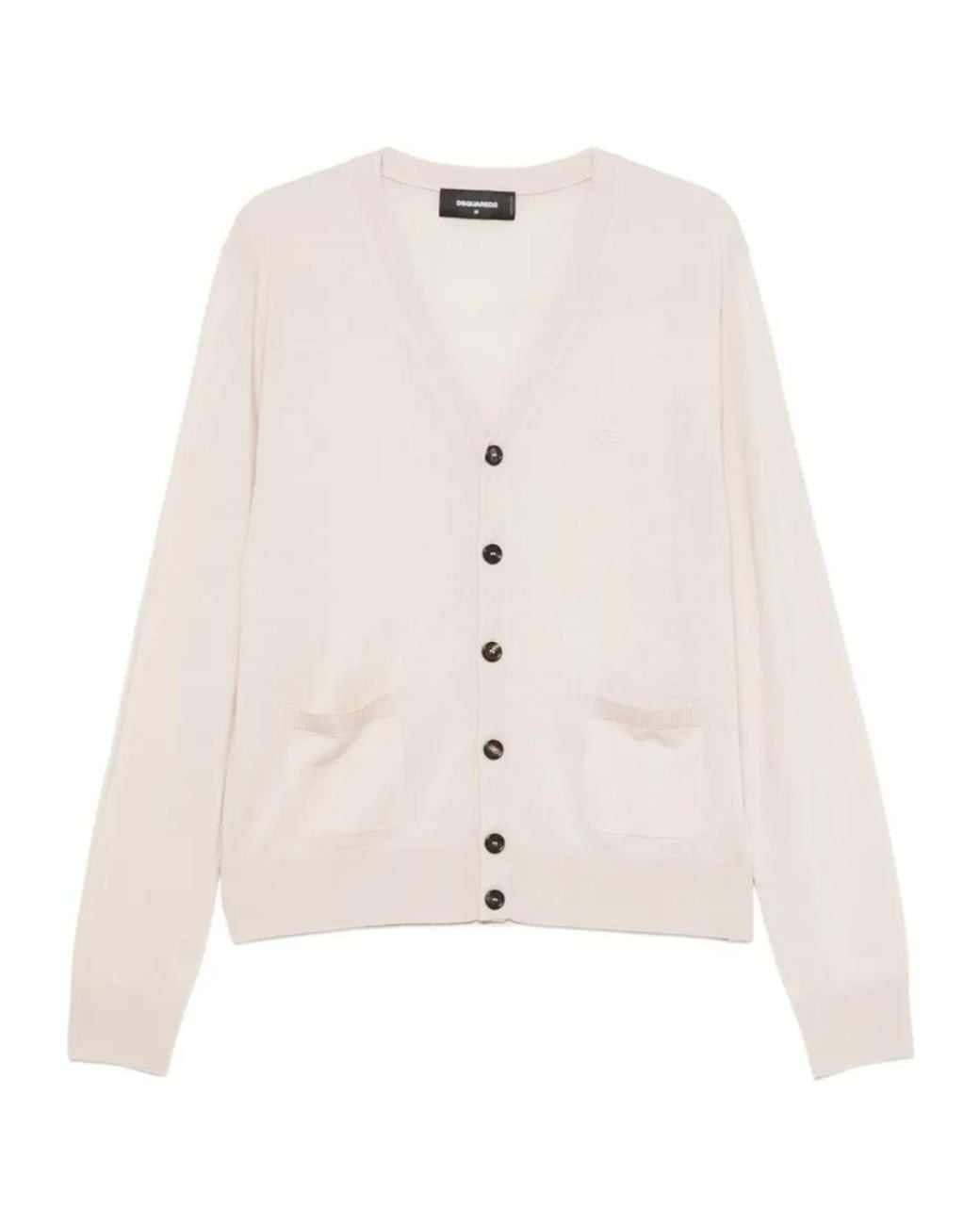 DSquared² White Buttoned Cardigan for men