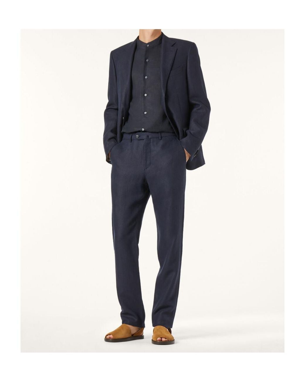 Loro Piana Blue Elia Shirt for men