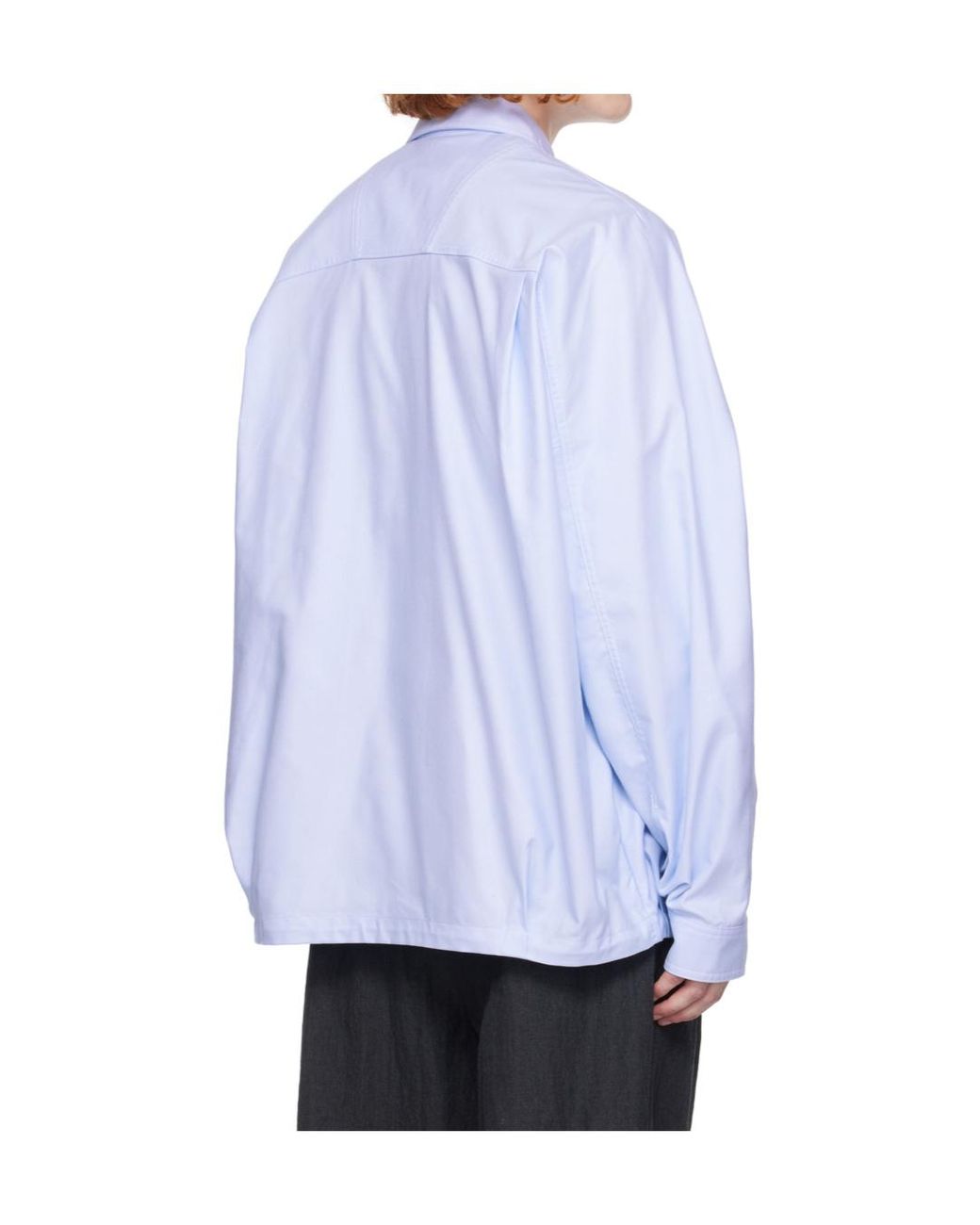 Juun.J White Embroidered Logo Shirt for men