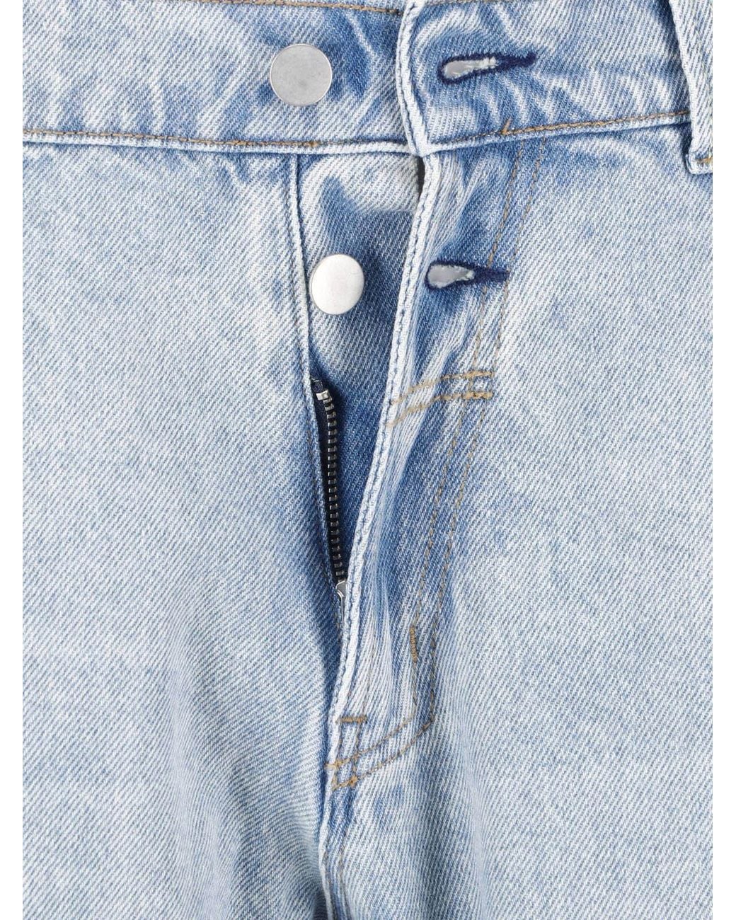 GIMAGUAS Blue Baggy High-Rise Jeans