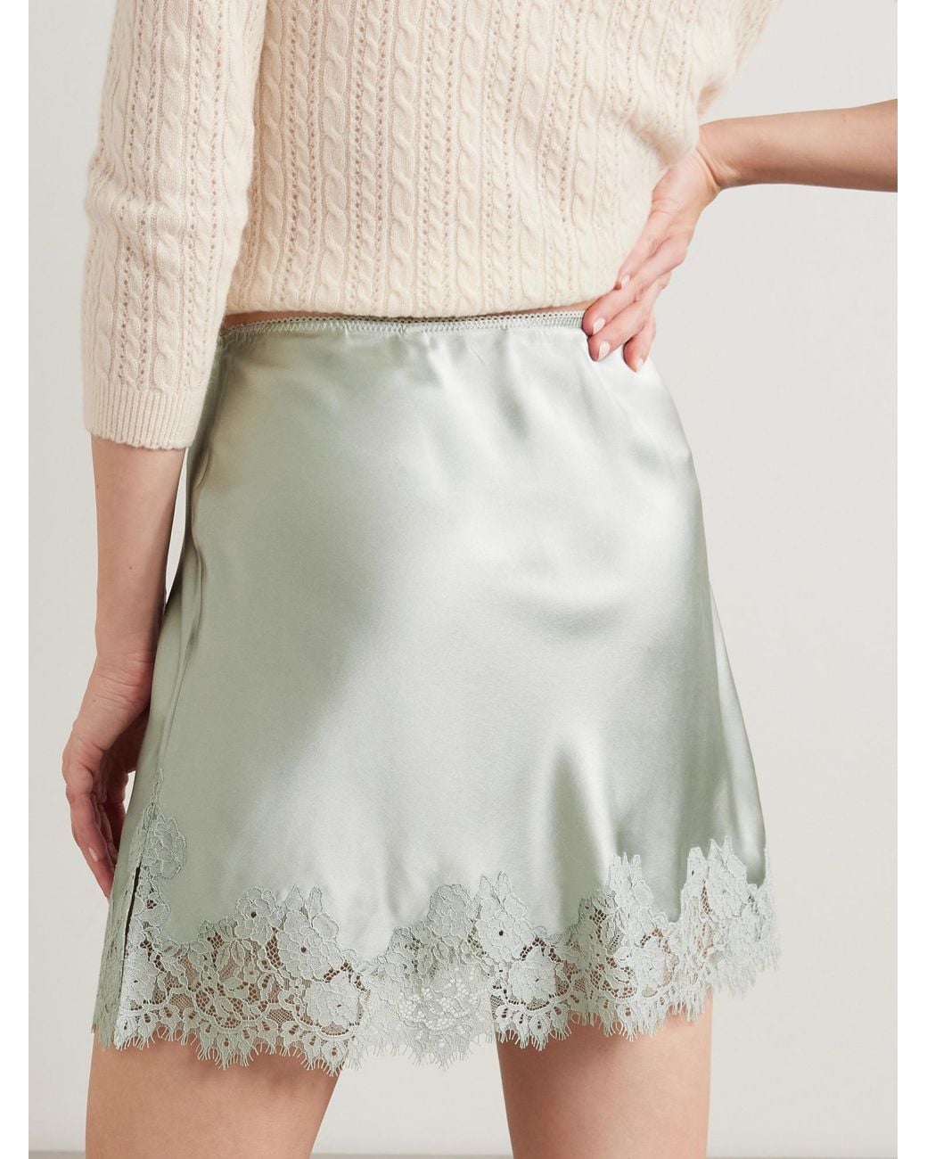 Doen Green Giulietta Mini Skirt
