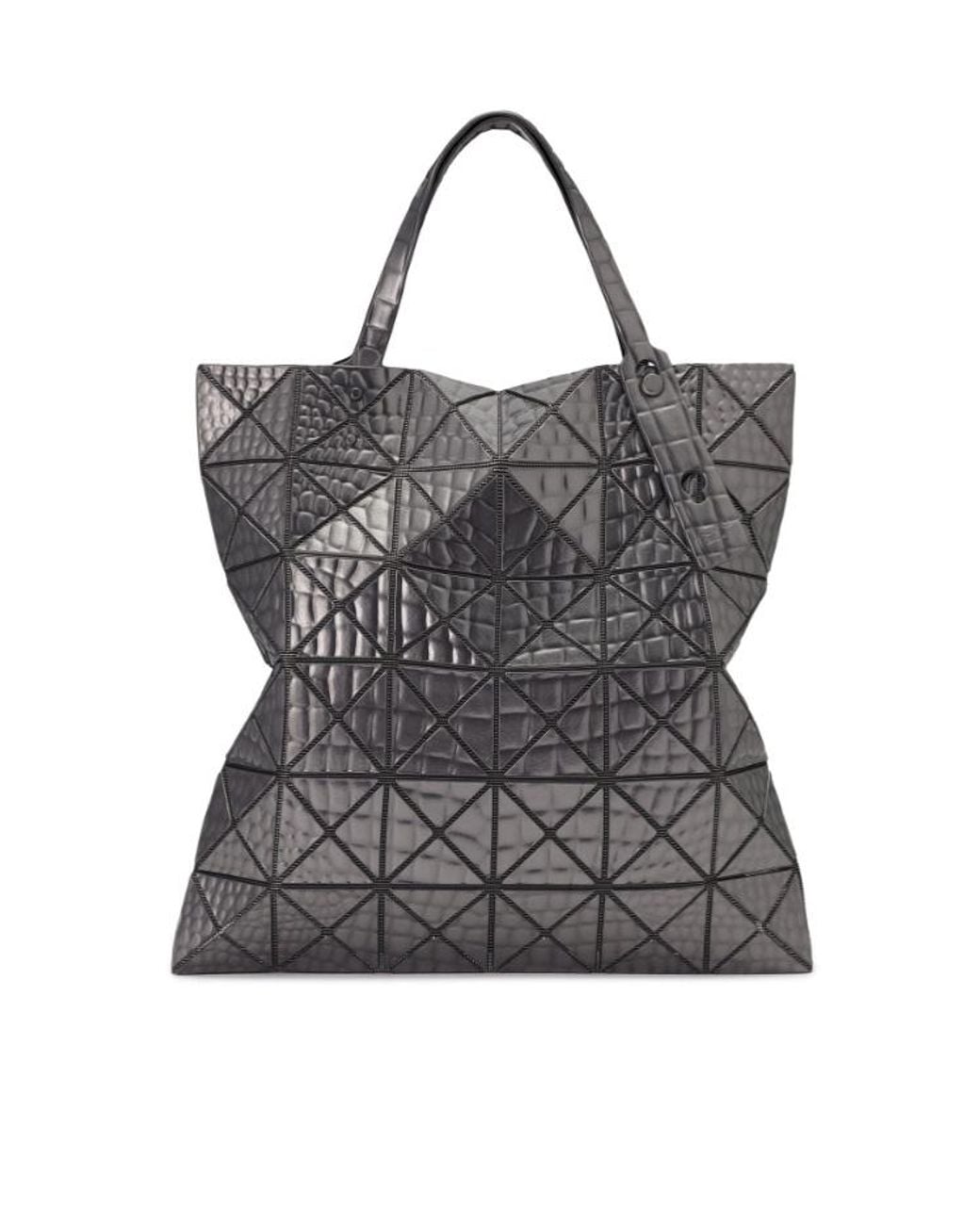 Issey Miyake Black Geometric Tote Bag