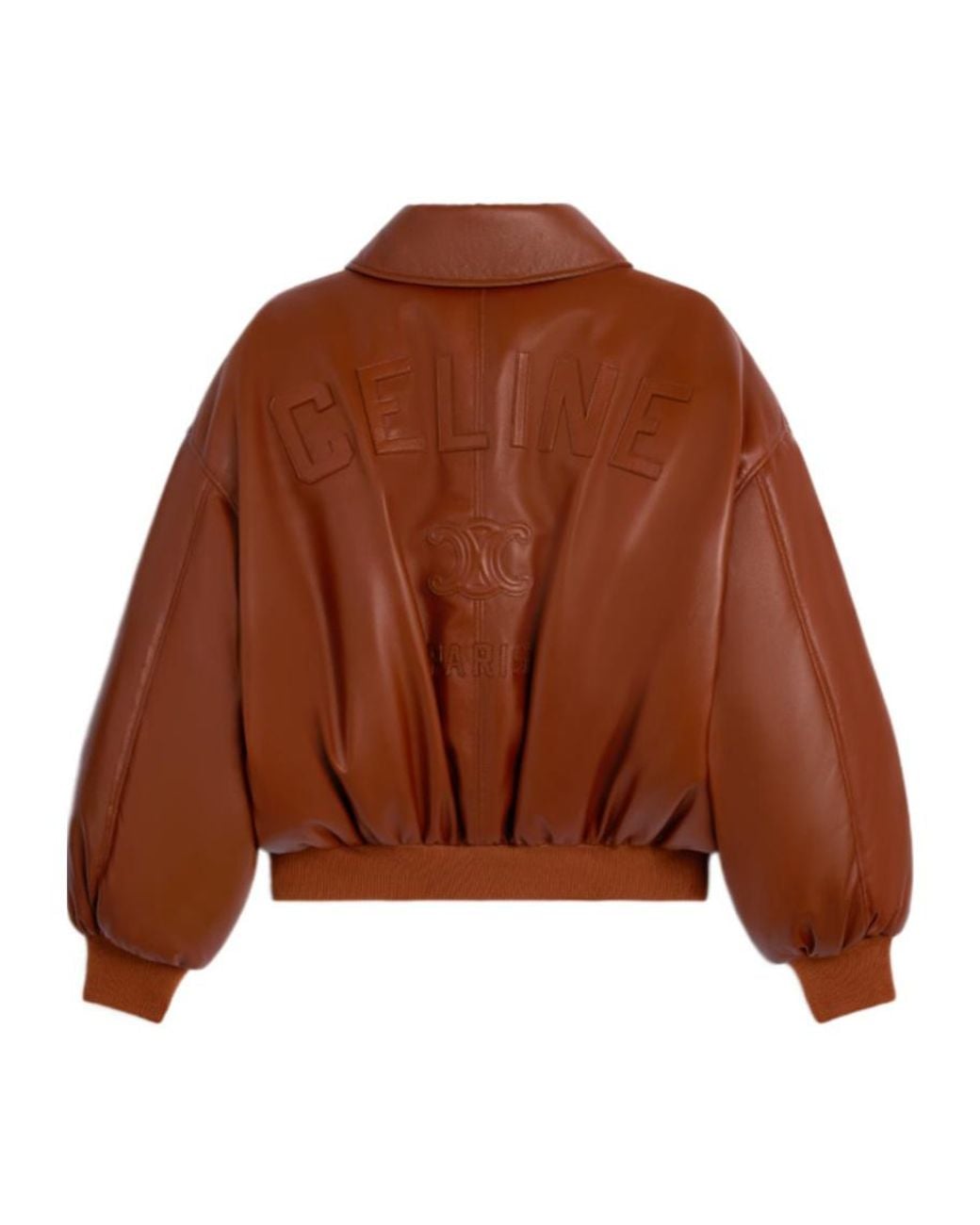 Céline Brown Bomber Jacket