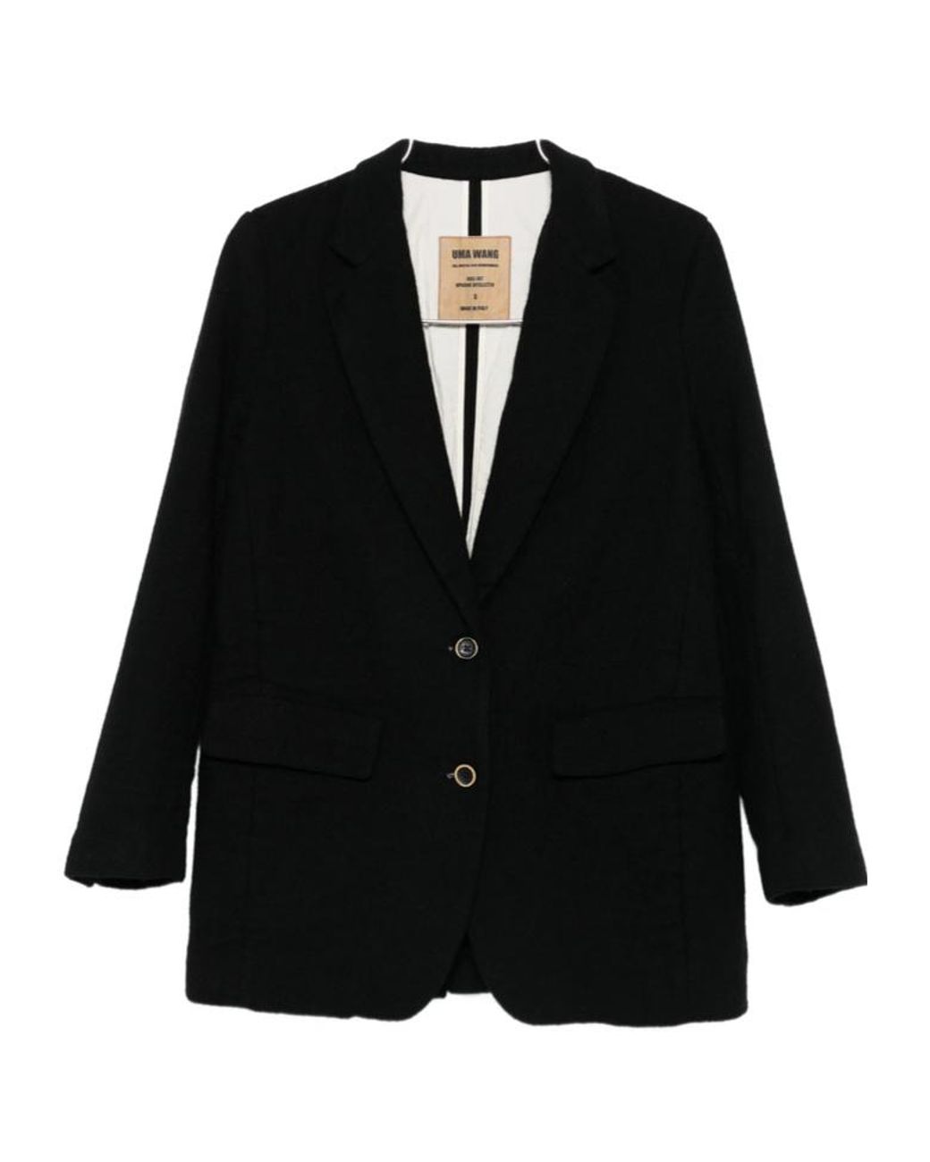 Uma Wang Black Long Sleeve Jacket
