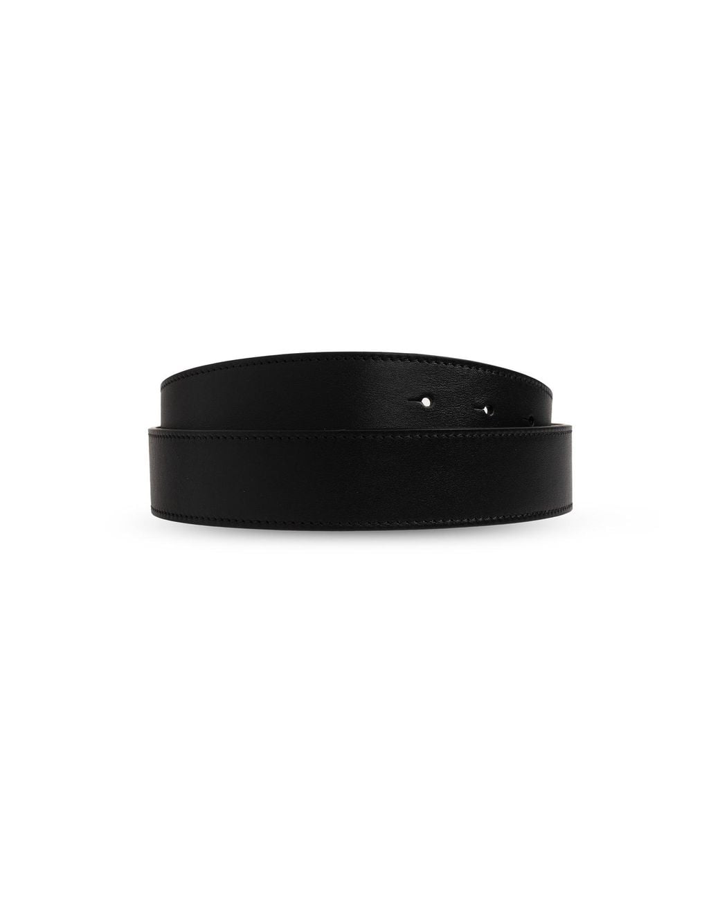 Moschino White Buckle Belt for men