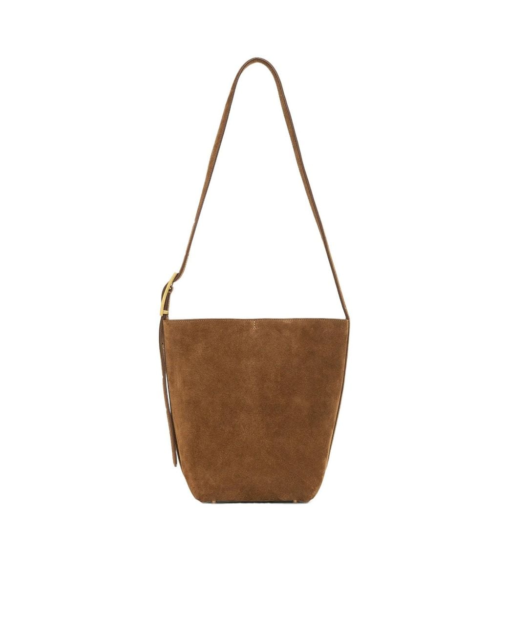Anine Bing Brown Elly Medium Bucket Bag