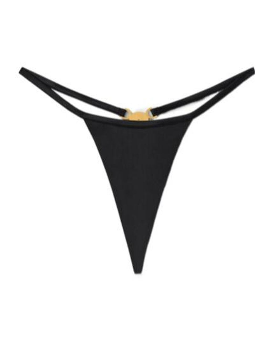 Versace String Versace La Vacanza G-String Thong in Black | Lyst