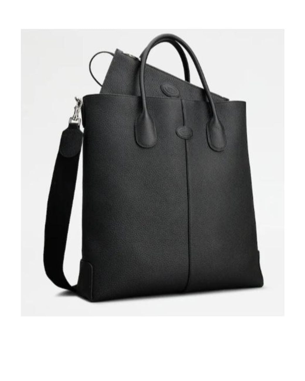 Tod's Black Logo Top Handle Bag for men