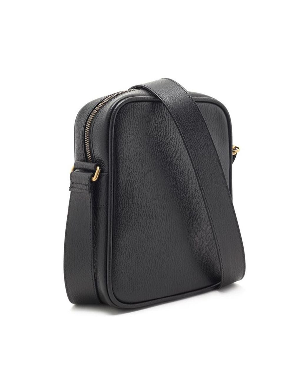 Gucci Gray Print Messenger Bag for men