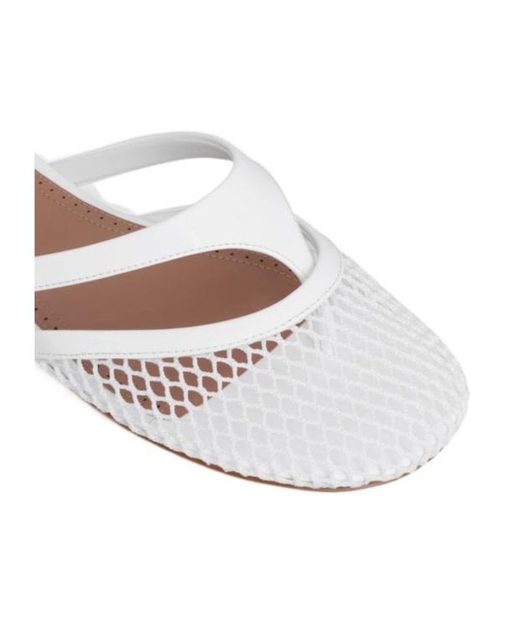 Alaïa White Alaïa Infradito Flat Mules