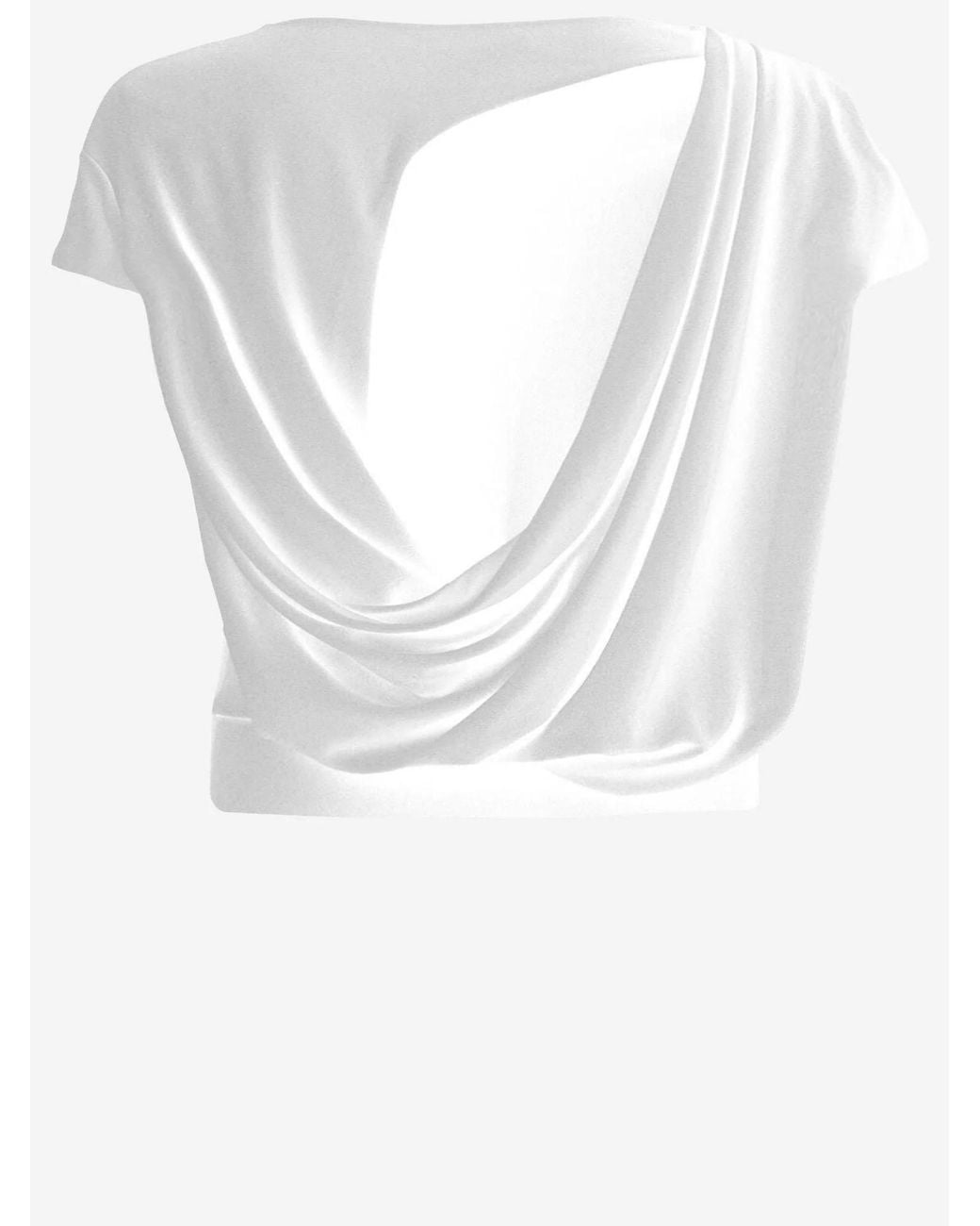 Jacquemus White The Mistral Open Back Top