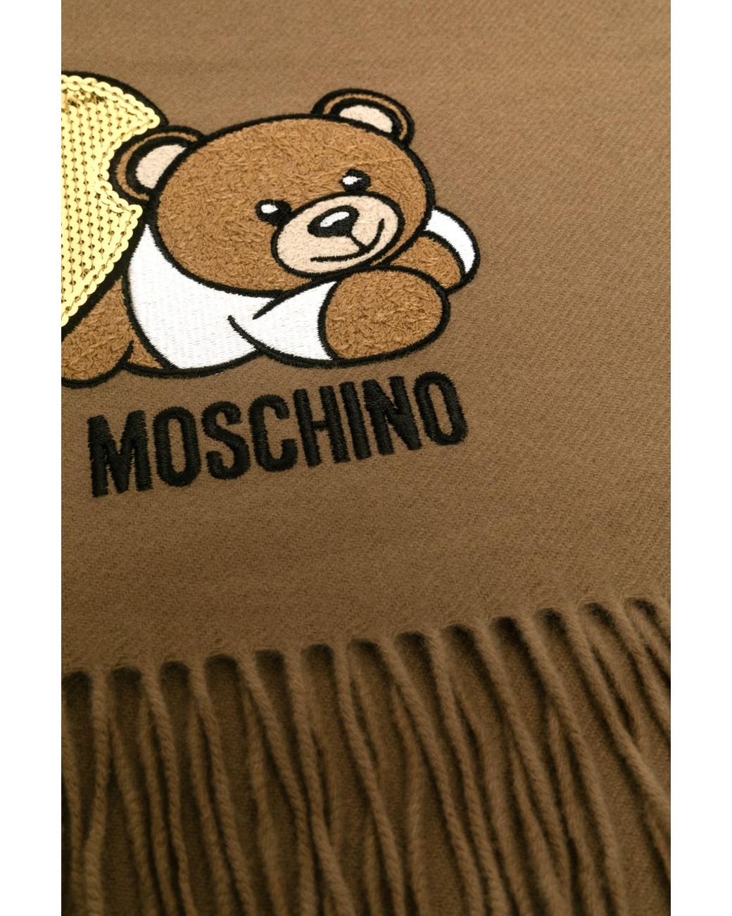 Moschino Metallic Wool Scarf for men