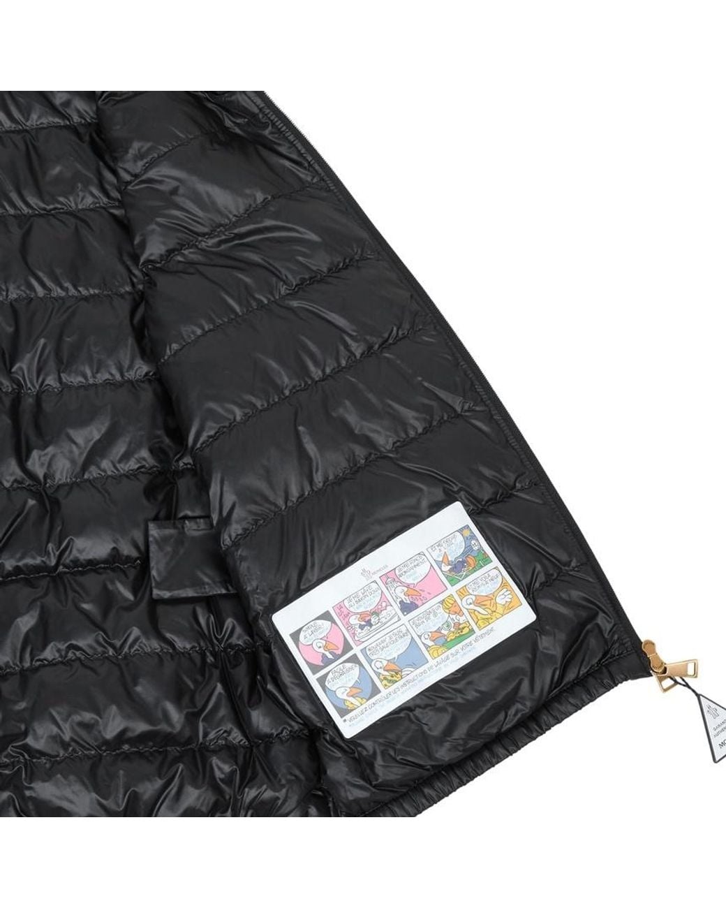 Moncler Black Lansette Quilted Vest
