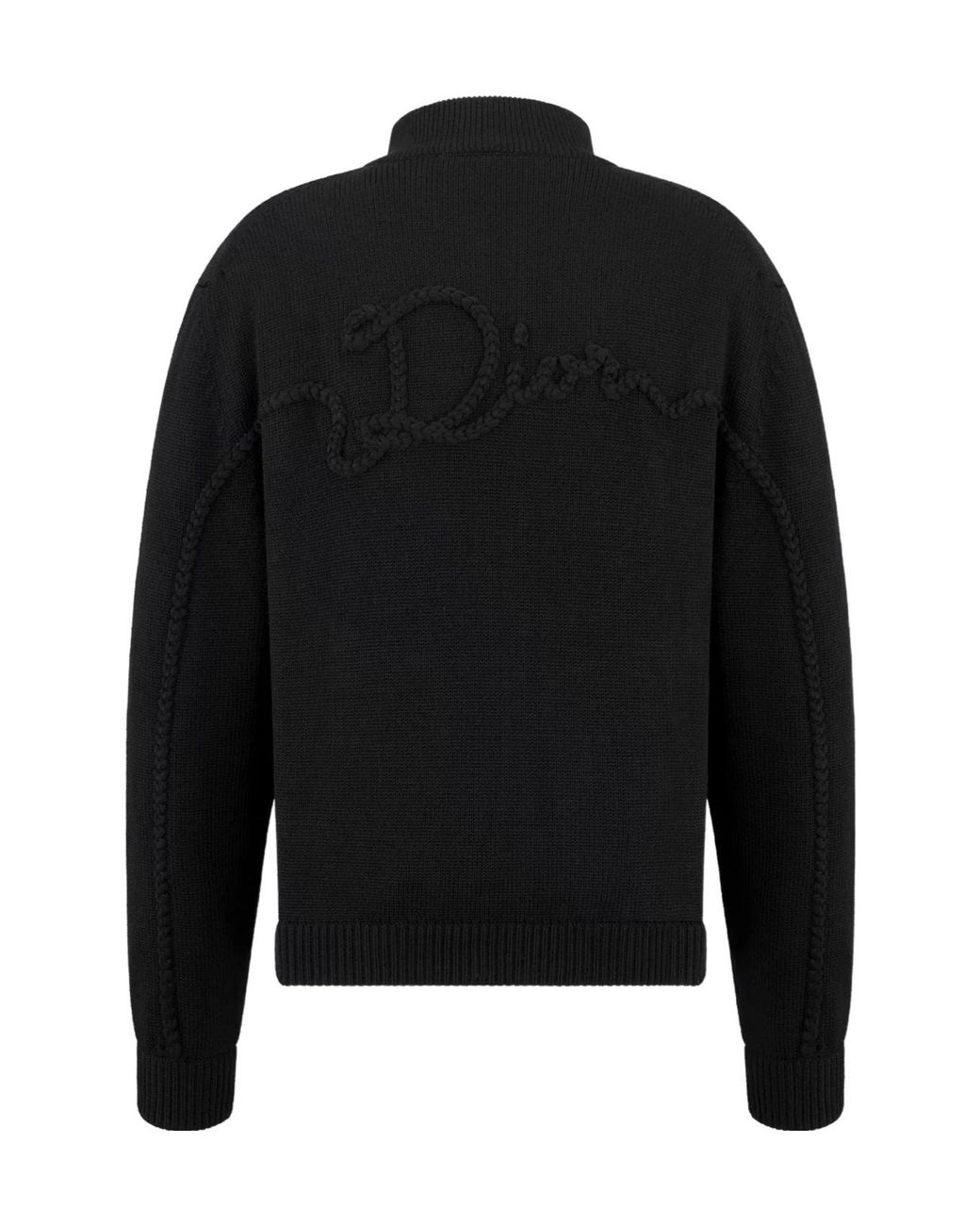Dior Black Wool Knit Jacket for men