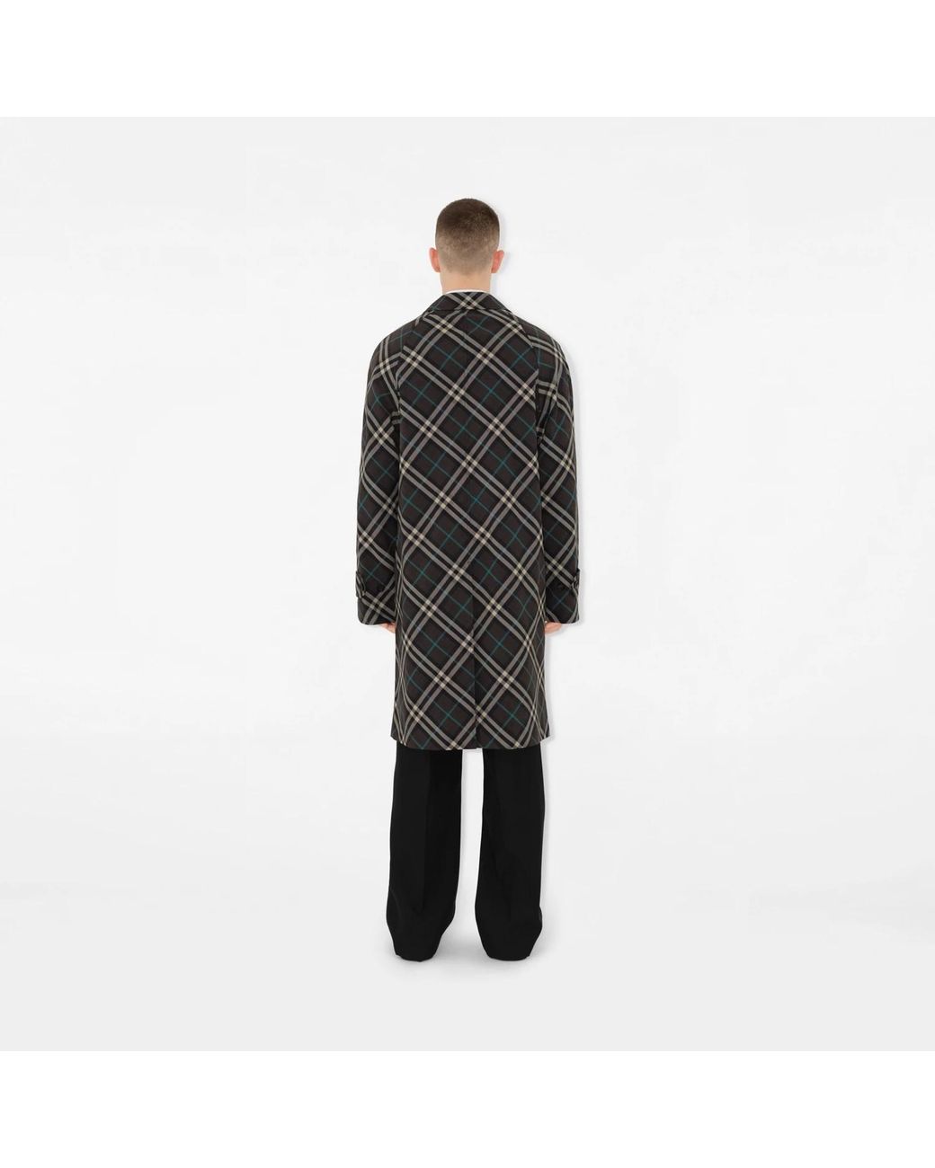 Burberry Black Single-Breasted Coats for men