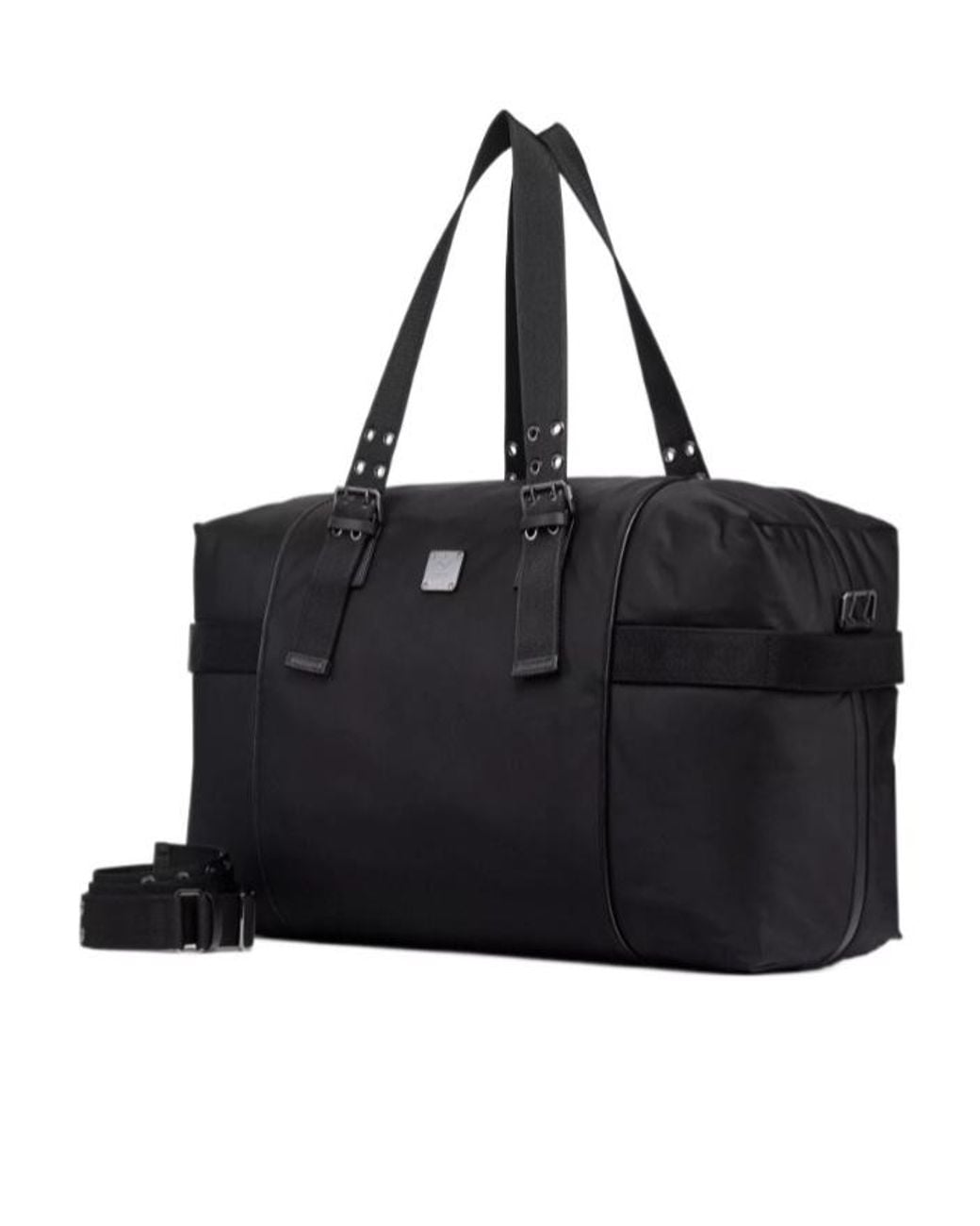 MCM Black Ottomar Nova Weekender Bag for men