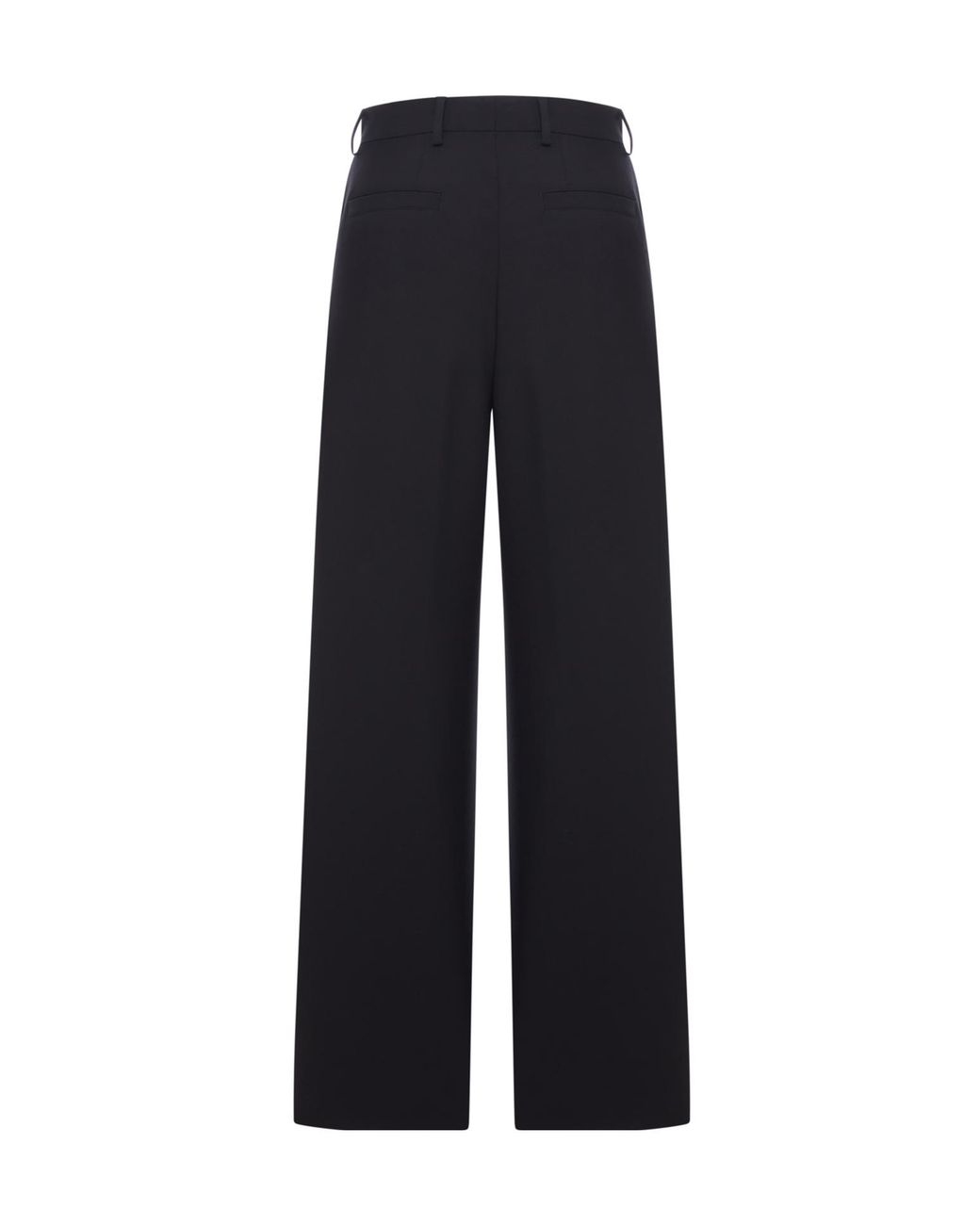 Dries Van Noten Blue Straight Leg Pants