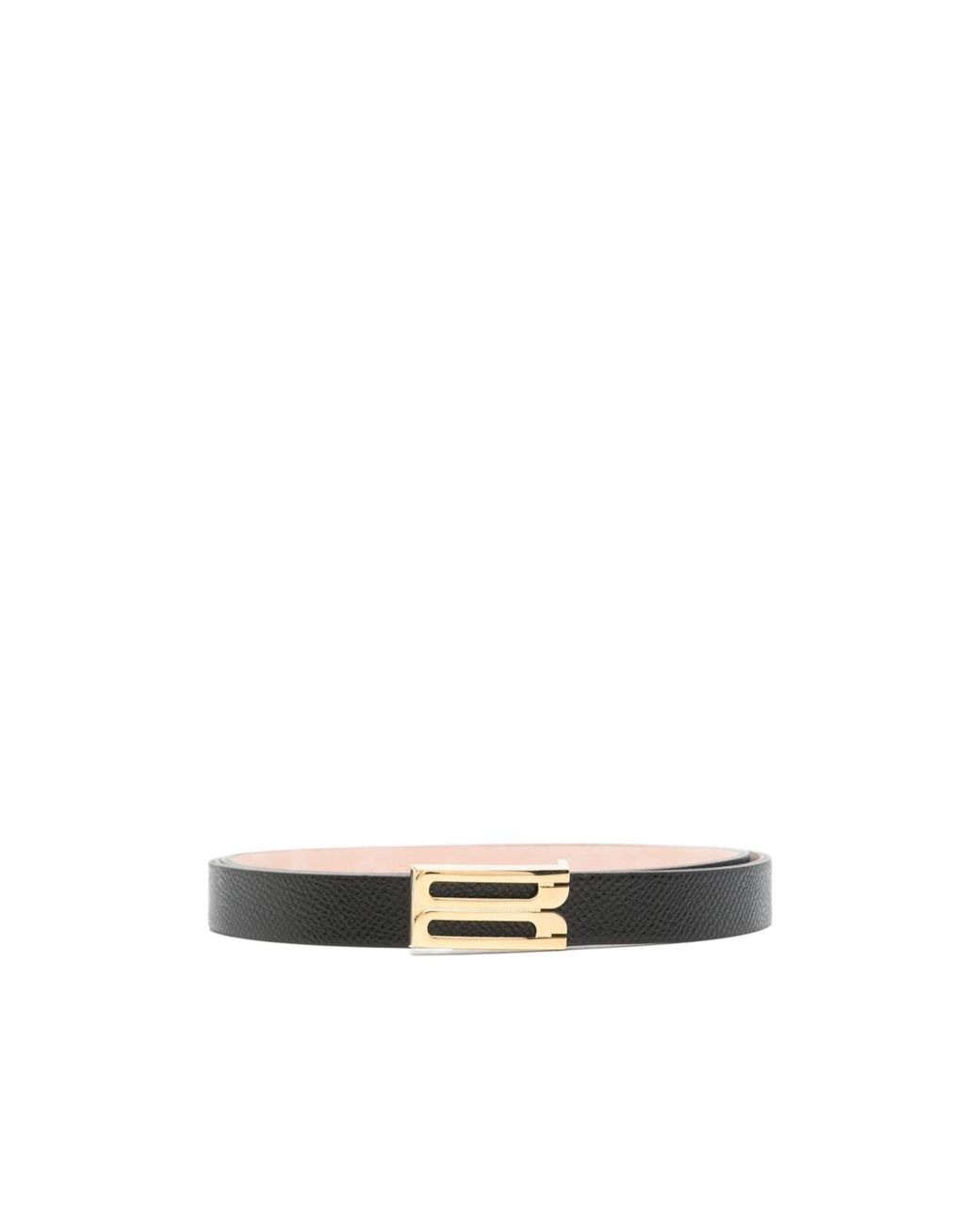 Victoria Beckham White Pin Buckle Belt