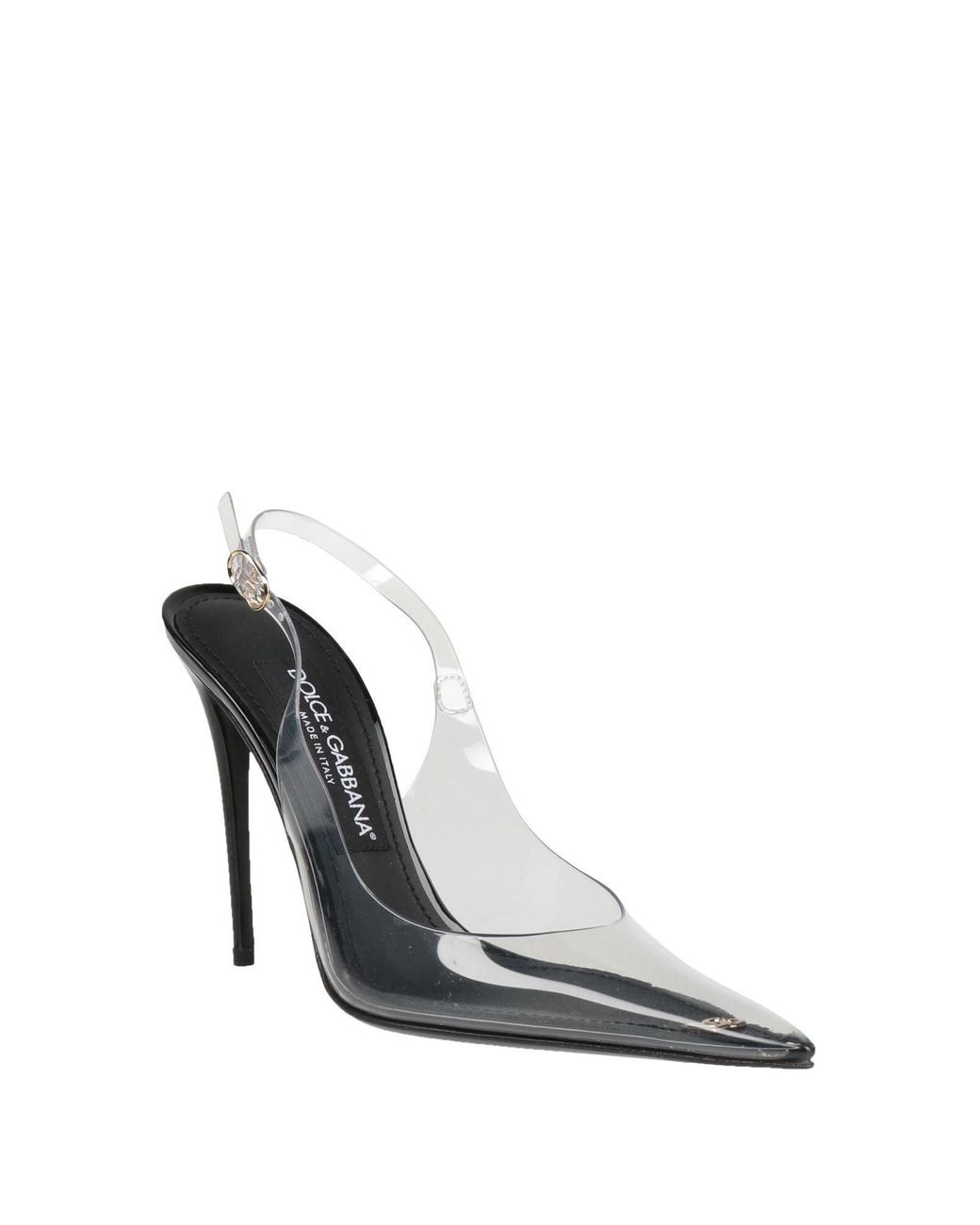 Dolce & Gabbana White Slingback Pumps
