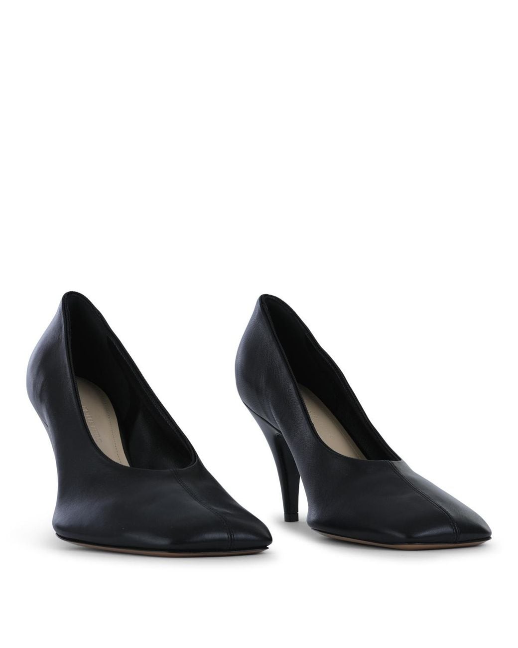Phoebe Philo Blue Short Square Toe High Heels