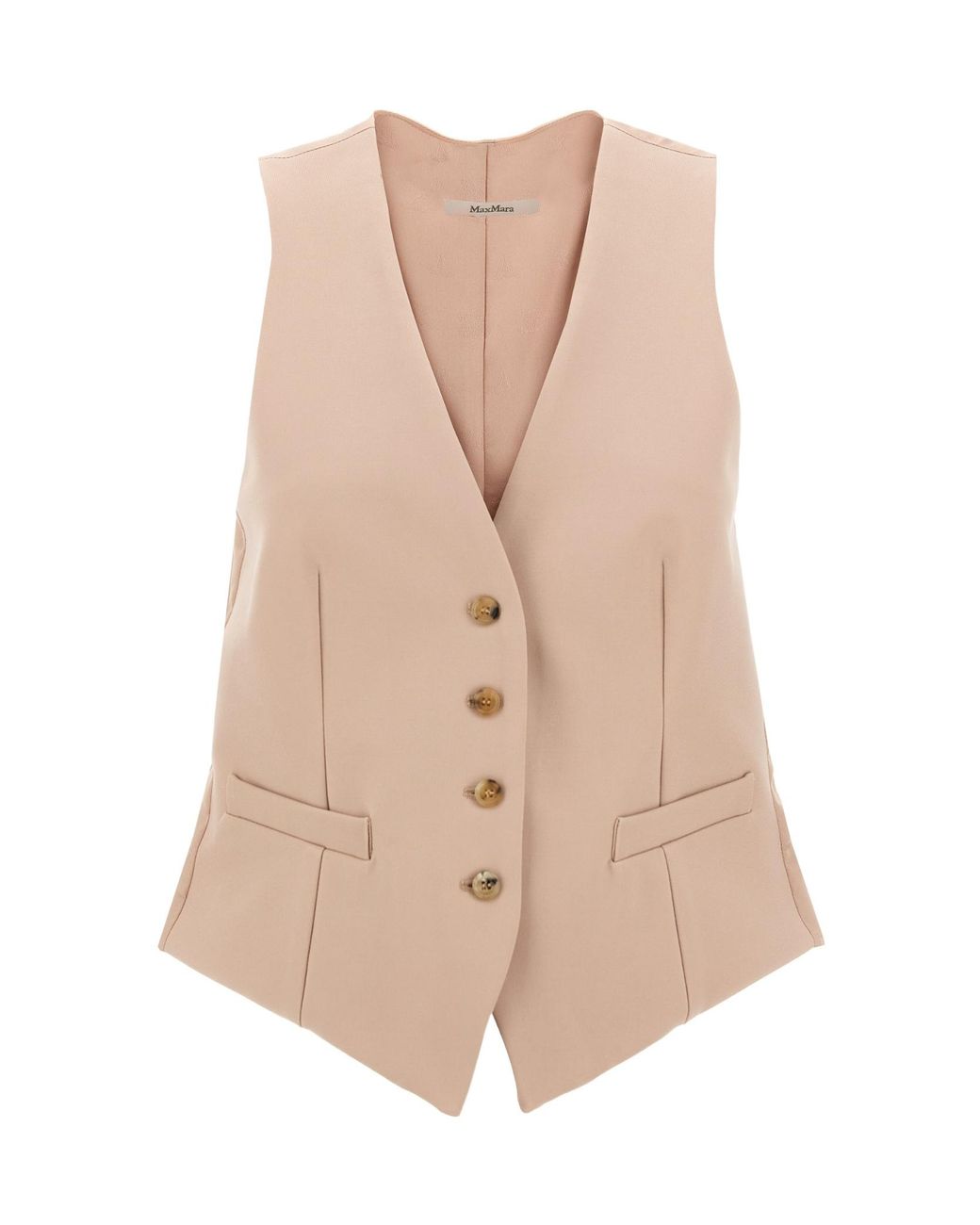 Max Mara Natural Sleeveless Vest