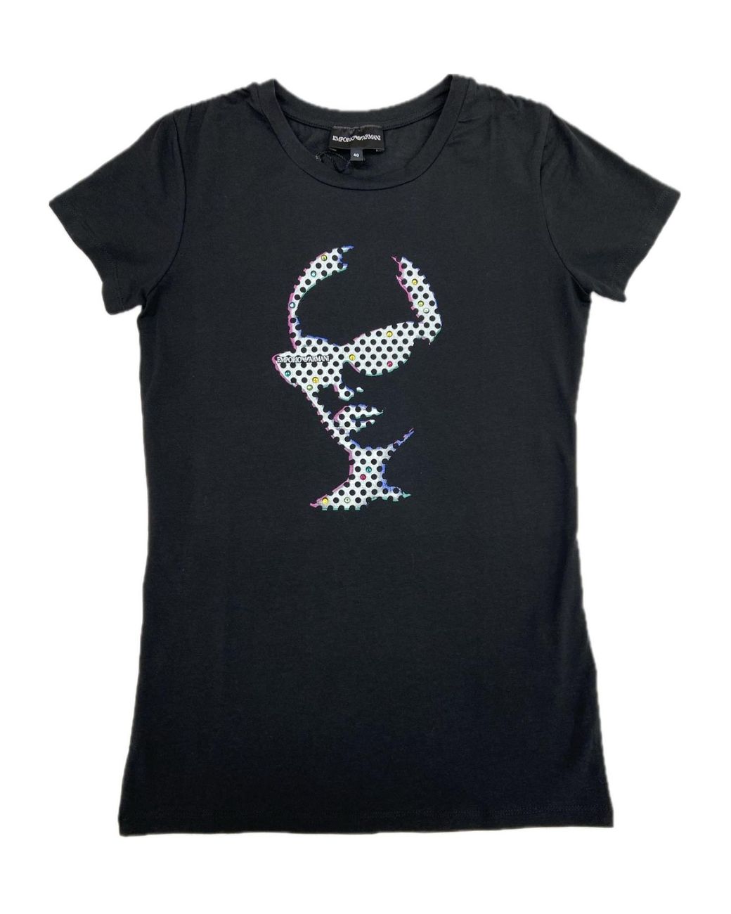 Emporio Armani Black Crew Neck T-Shirt