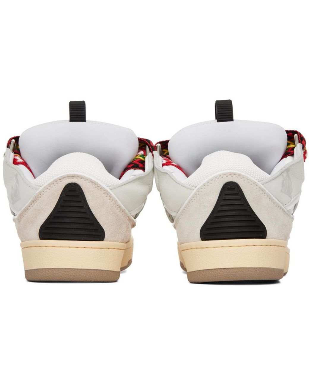 Lanvin Natural Curb Low-Top Sneakers for men