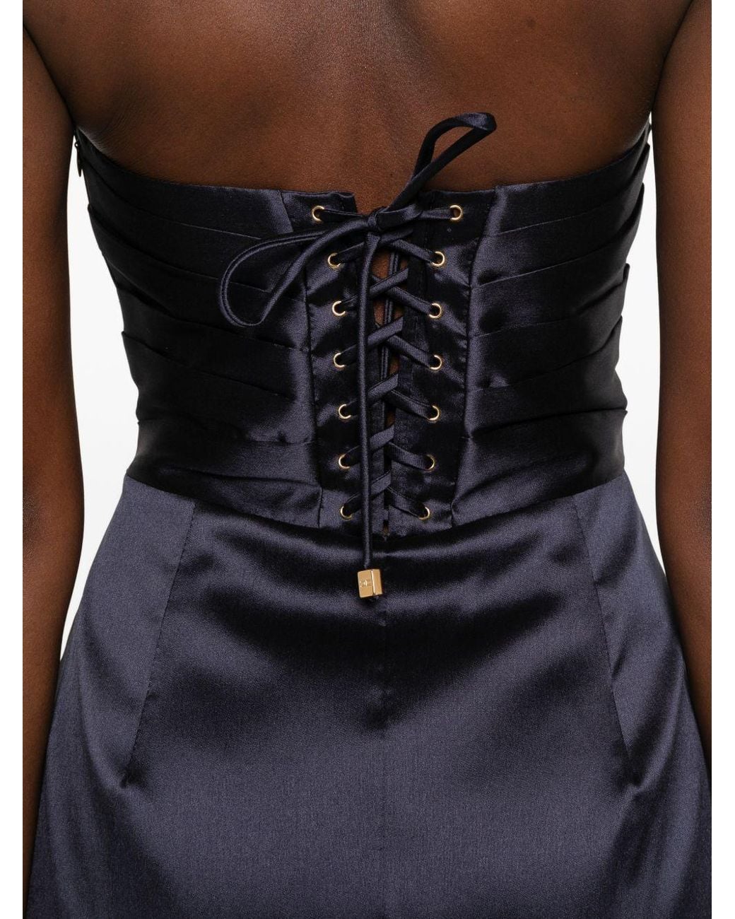 Elisabetta Franchi Blue Sleeveless Dress
