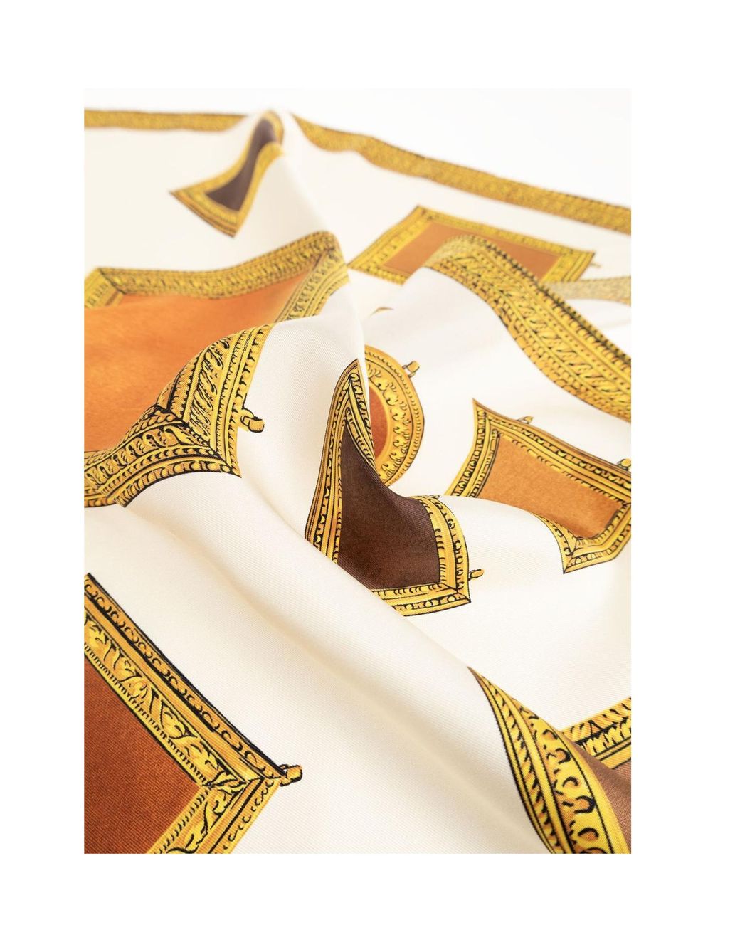 Versace Metallic Pattern-Printed Scarf