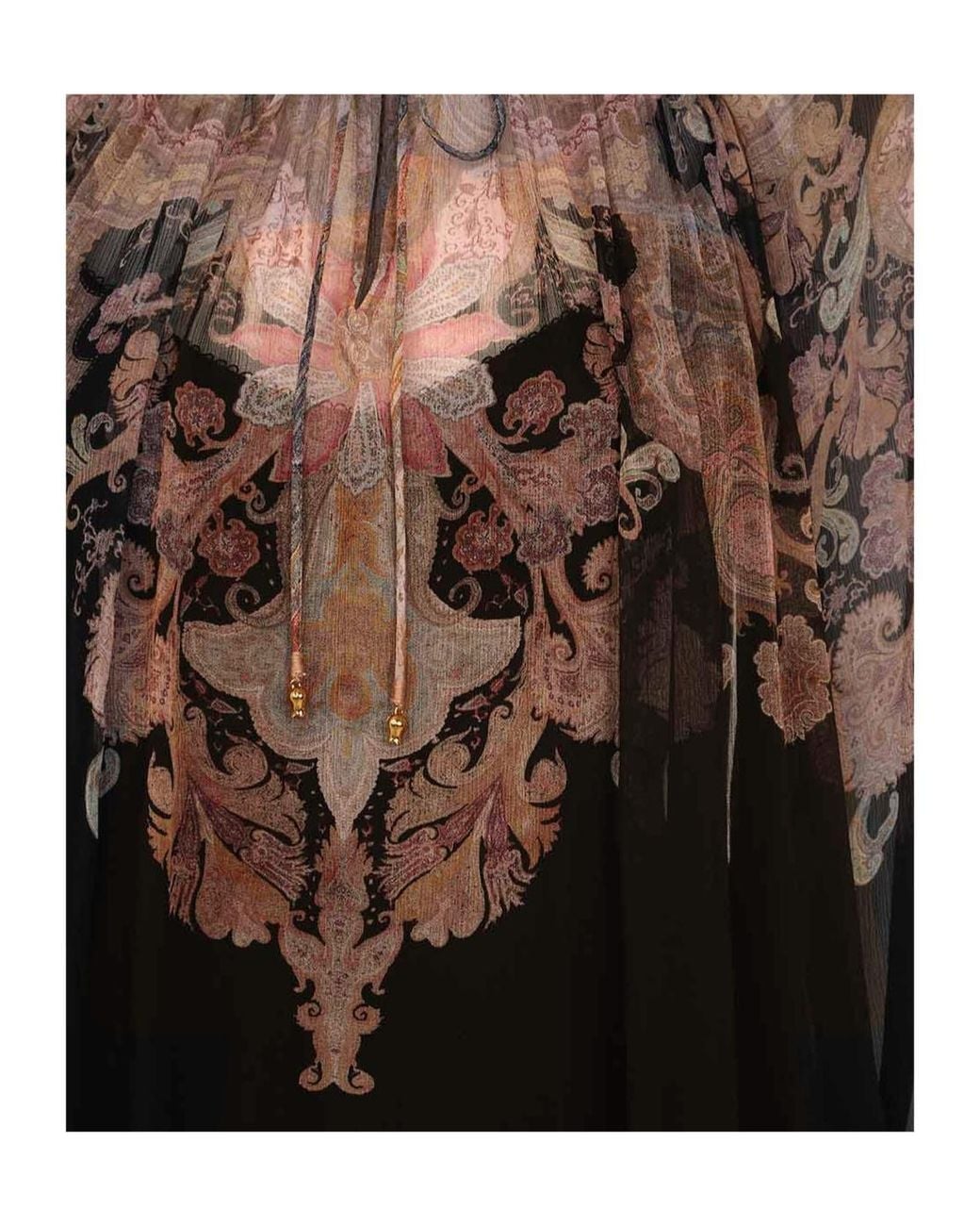 Zimmermann Brown Illustration Billow Blouse