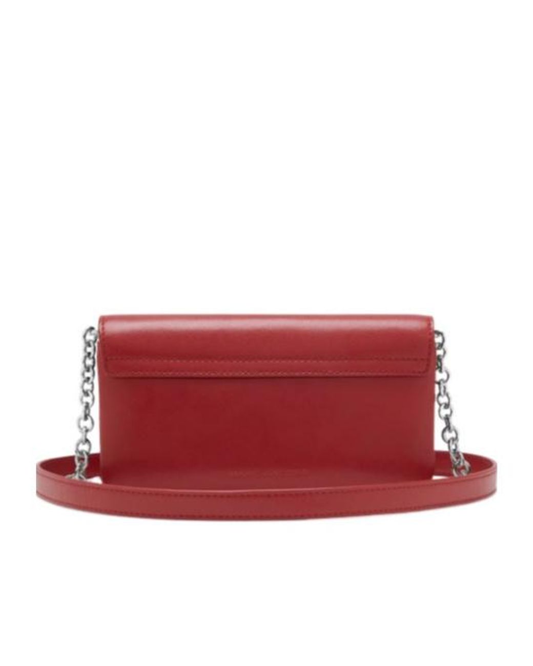 Marc Jacobs Red Scene Leather Wallet Crossbody