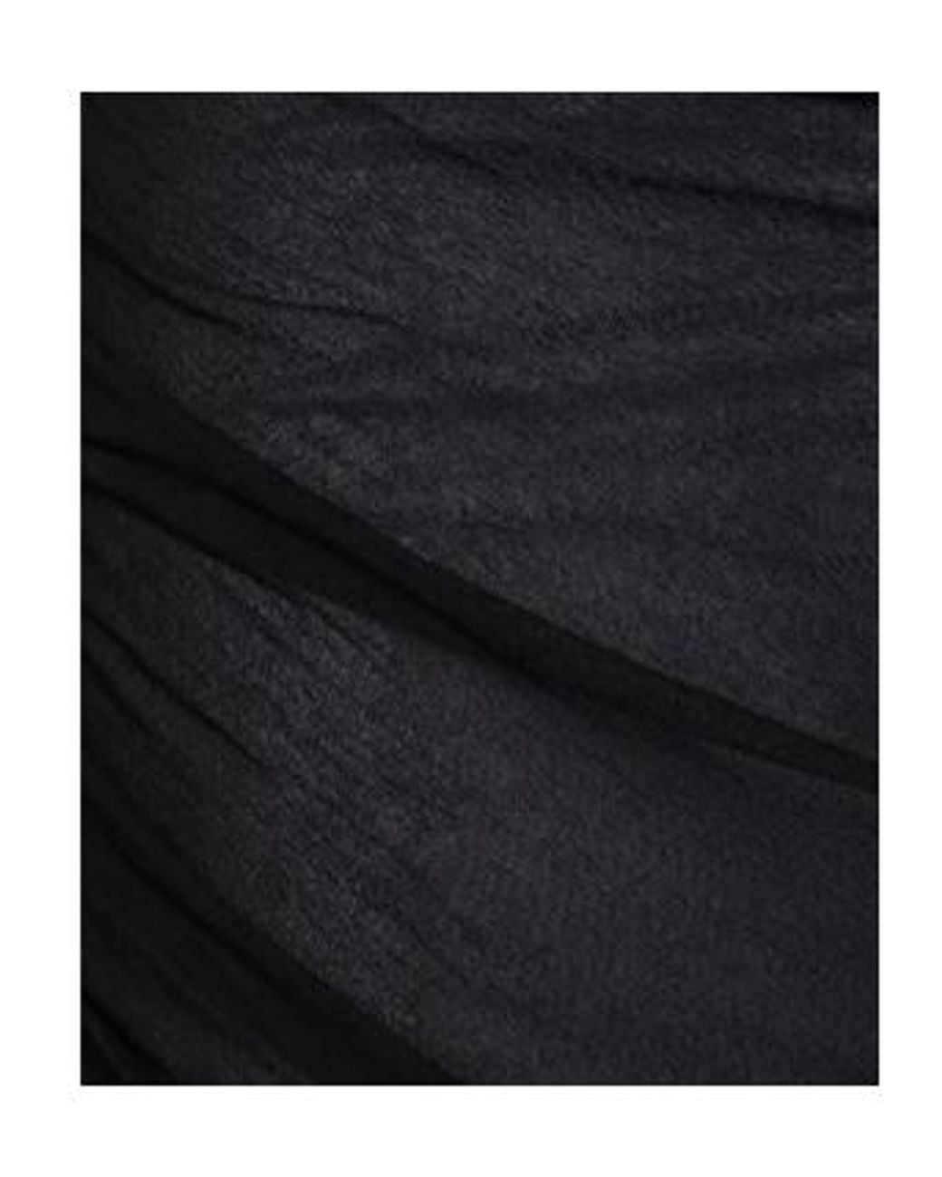 Rick Owens Black Asymmetrical Skirt