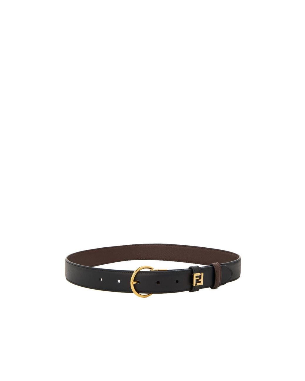 Fendi White Reversible Belt
