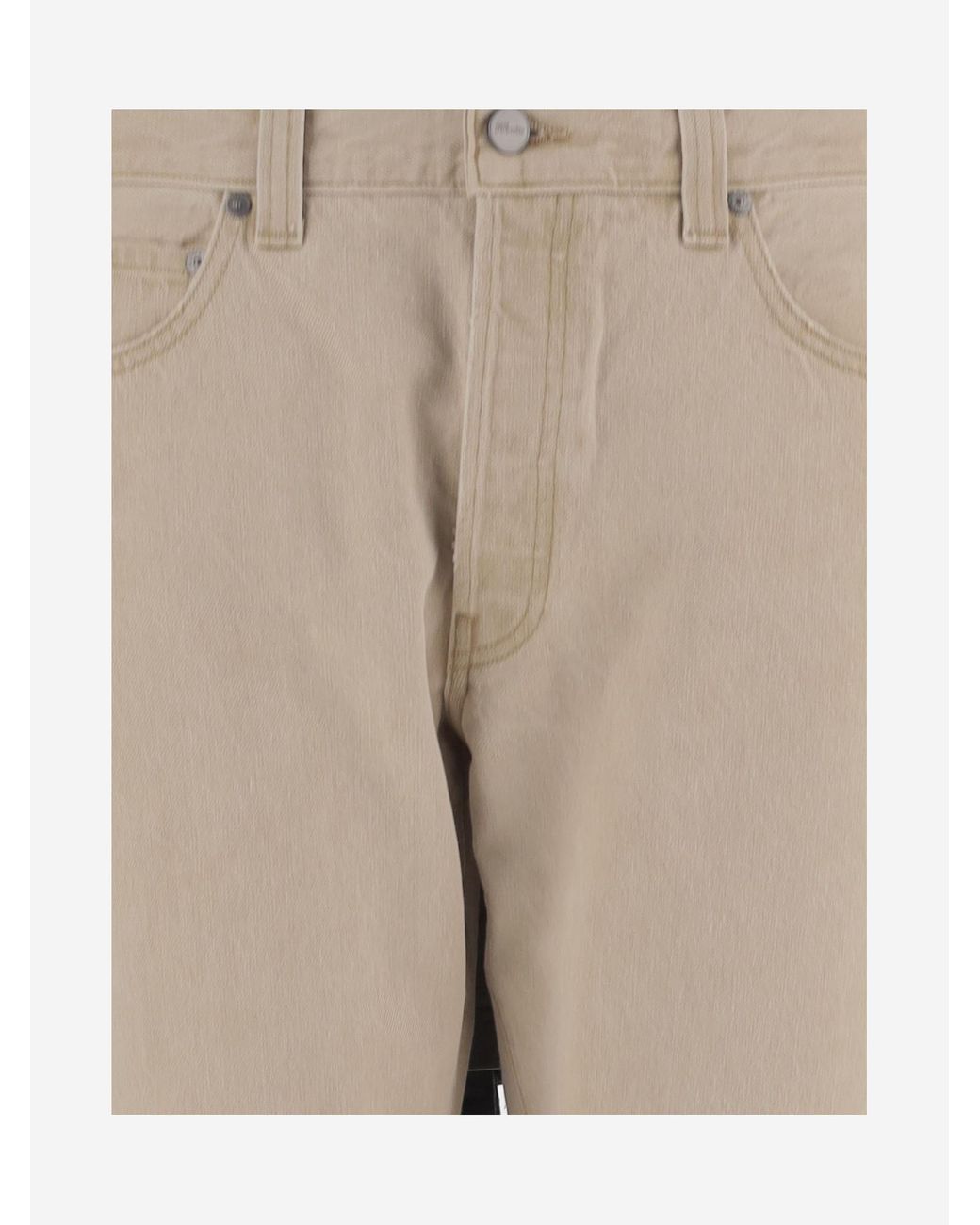 Khaite Natural Callum Straight-Leg Jeans
