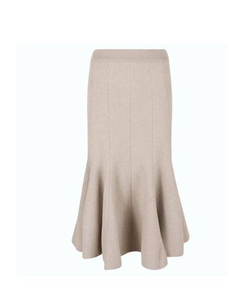Bottega Veneta Brown Pleated Skirt