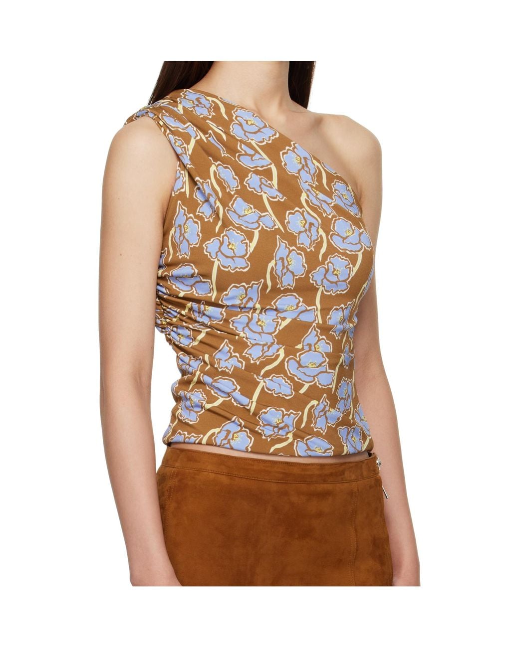 Versace Brown Patterned Top