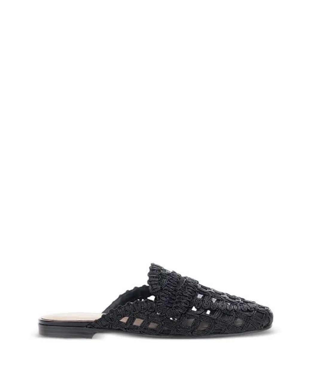 Twinset Black Knitted Muller Shoes