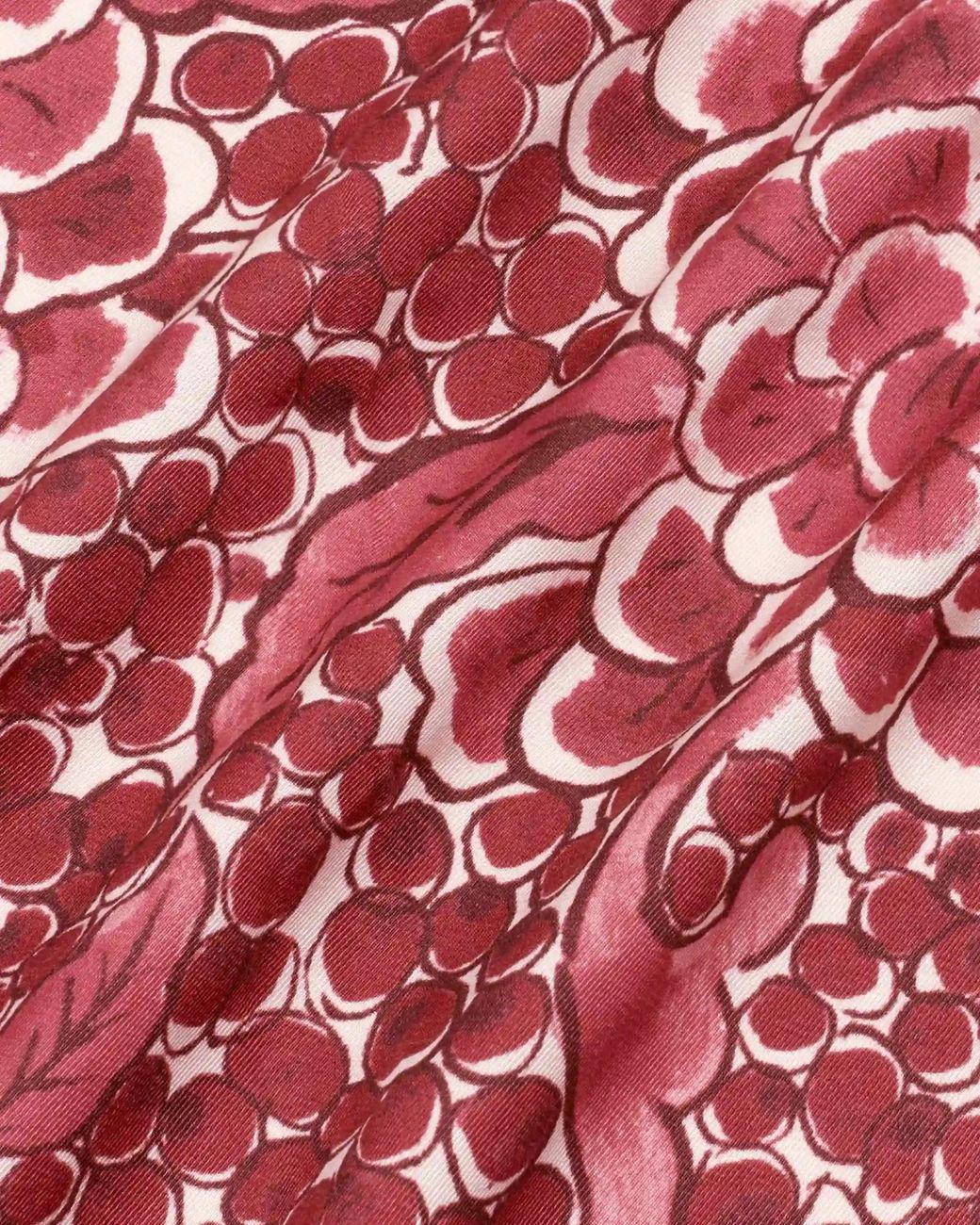 Drole de Monsieur Red Viscose Grapes Shirt for men