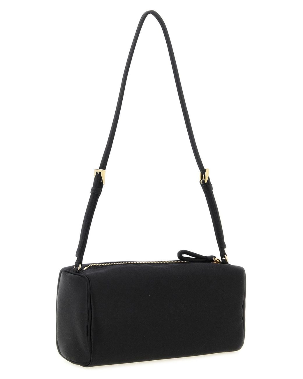 Prada Black Triangle Logo Shoulder Bag