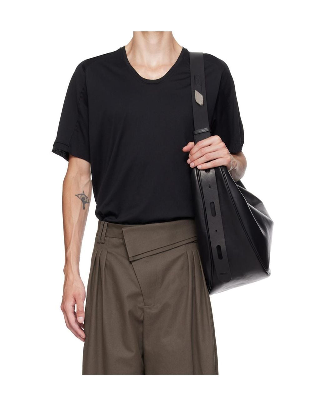 Kiko Kostadinov Black Short-Sleeved T-Shirt for men