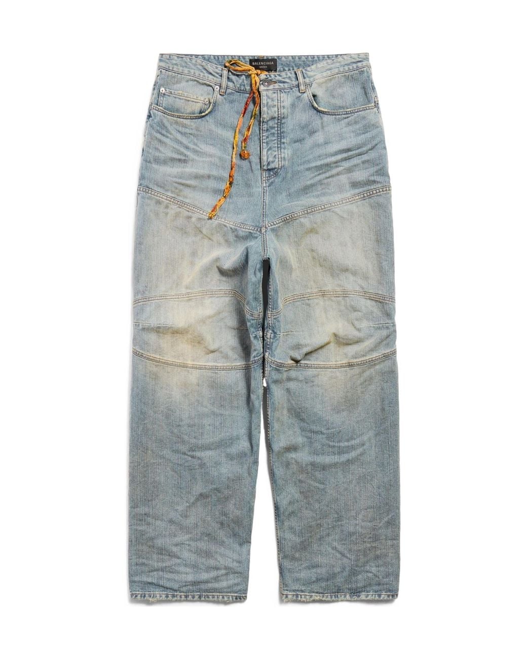 Balenciaga Blue Baggy Jeans for men