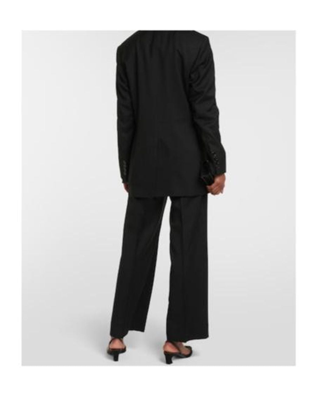 Acne Black Double-Breasted Blazer