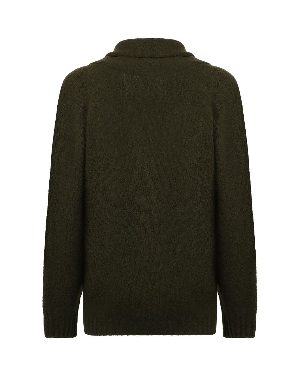 Drumohr Green Shawl Collar Cardigan for men
