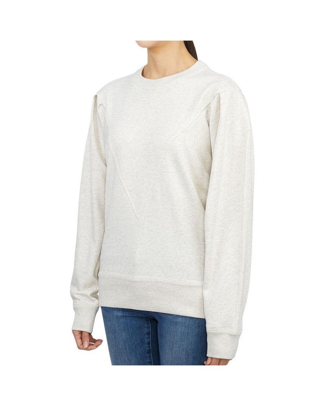 Isabel Marant White Long Sleeve Sweatshirt