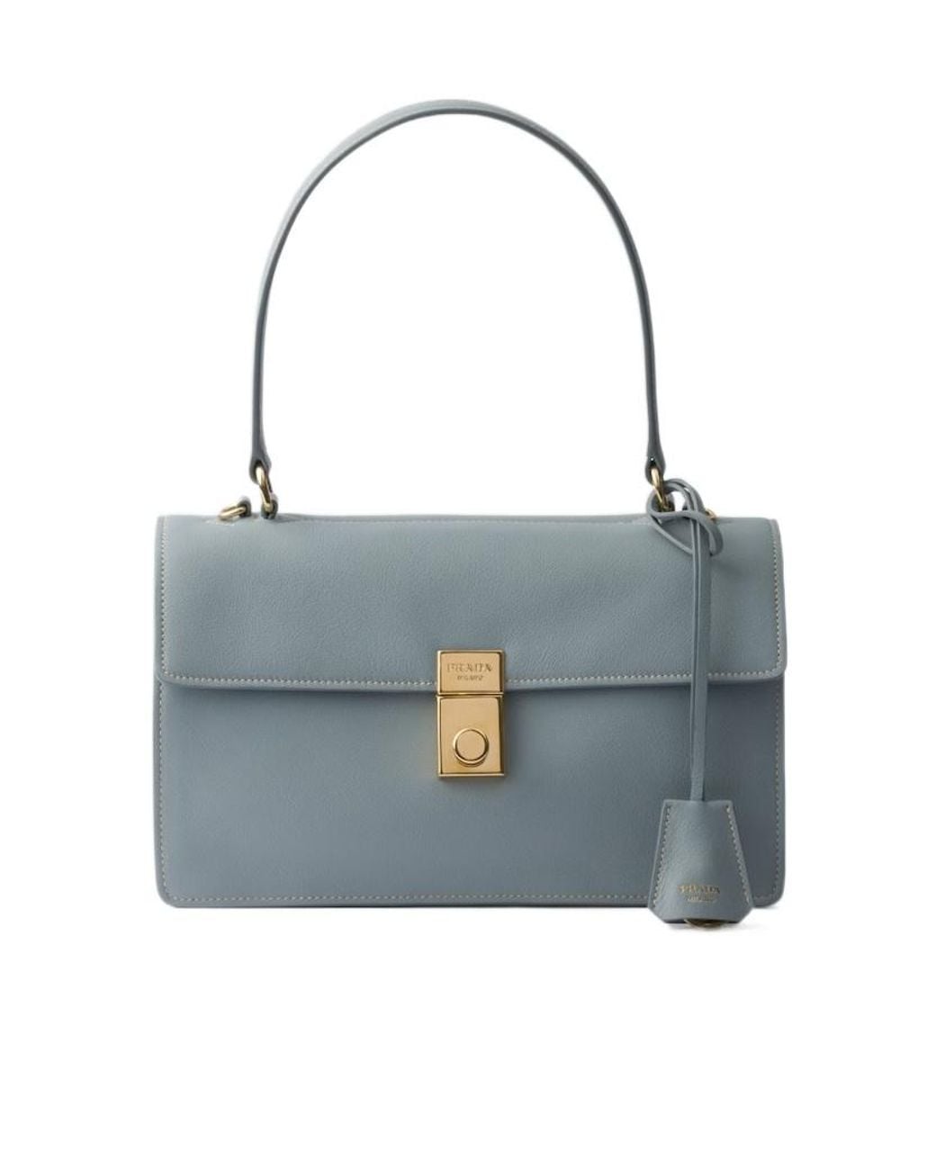 Prada Blue Soft Sound Shoulder Bag