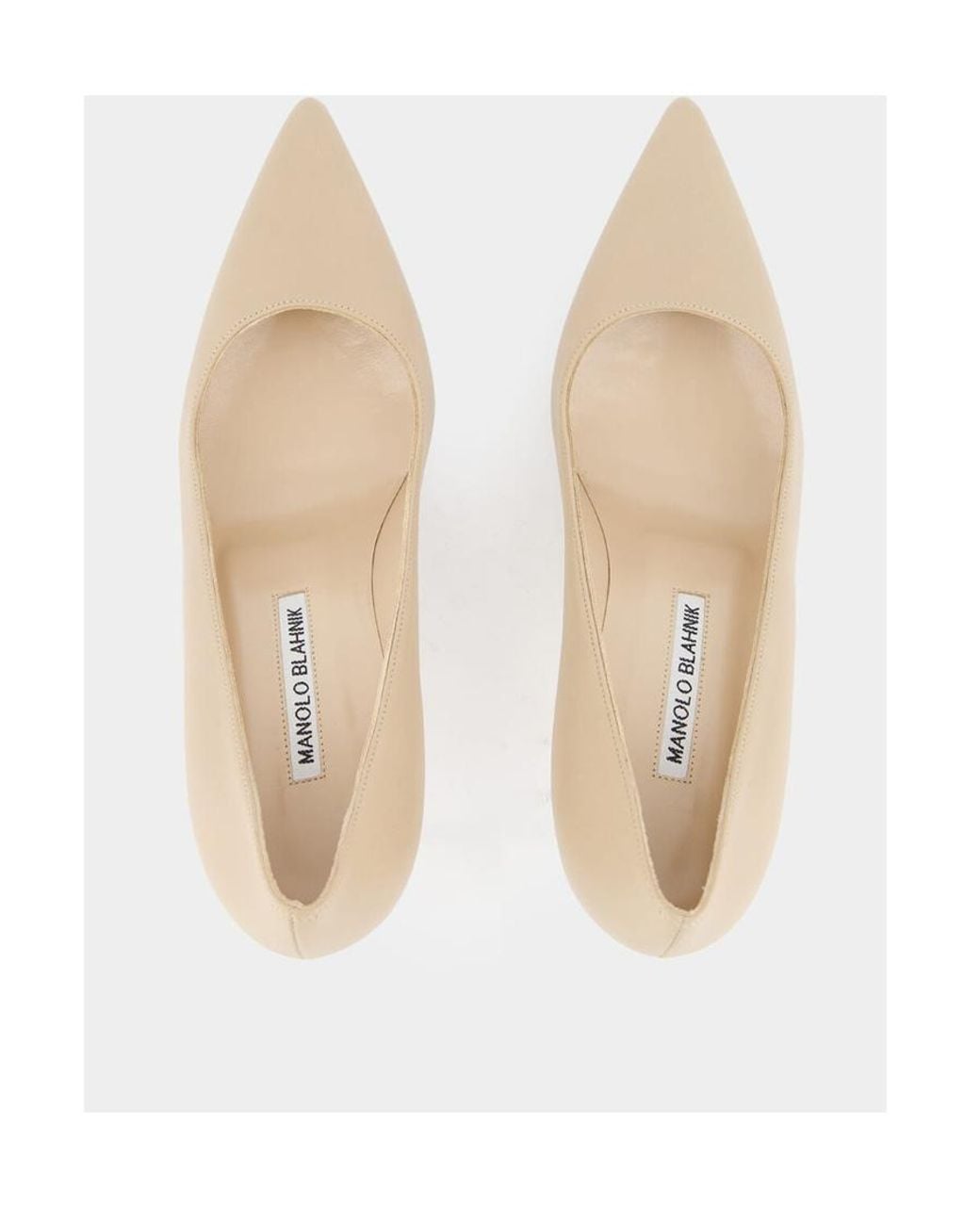 Manolo Blahnik Natural Tora Slip-On Pumps