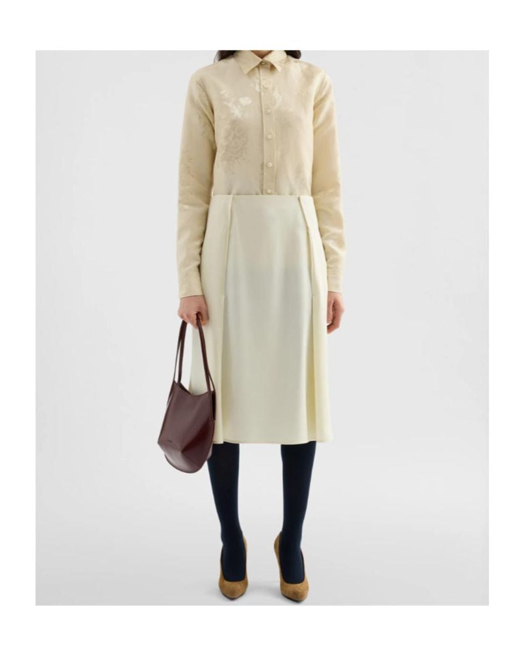 Jil Sander Purple Kante Shoulder