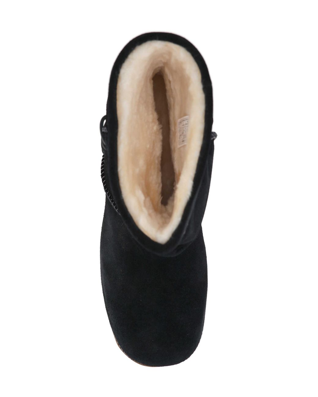 Ugg Black Exposed Stitched Boots