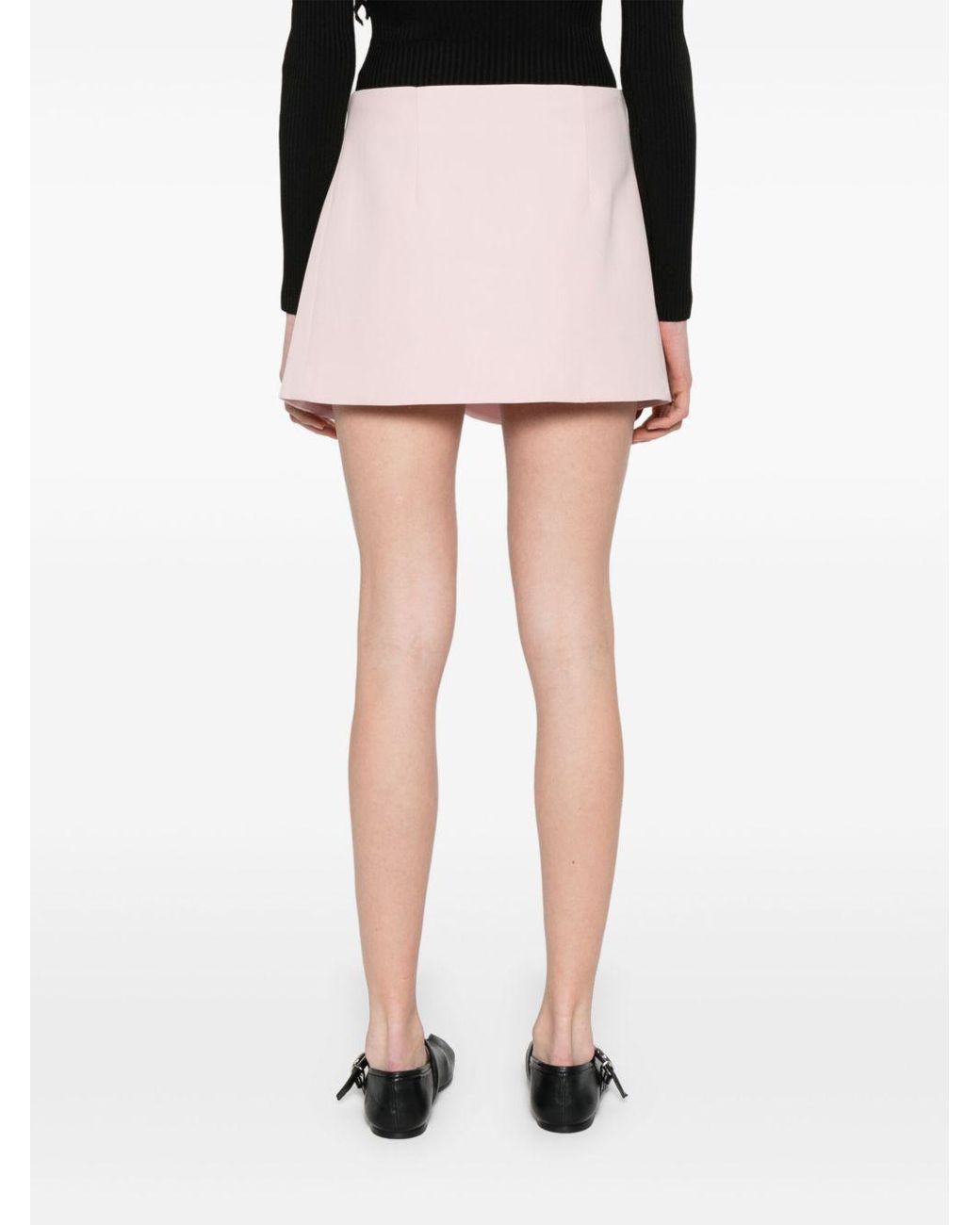 Coperni Pink Asymmetric Skirt