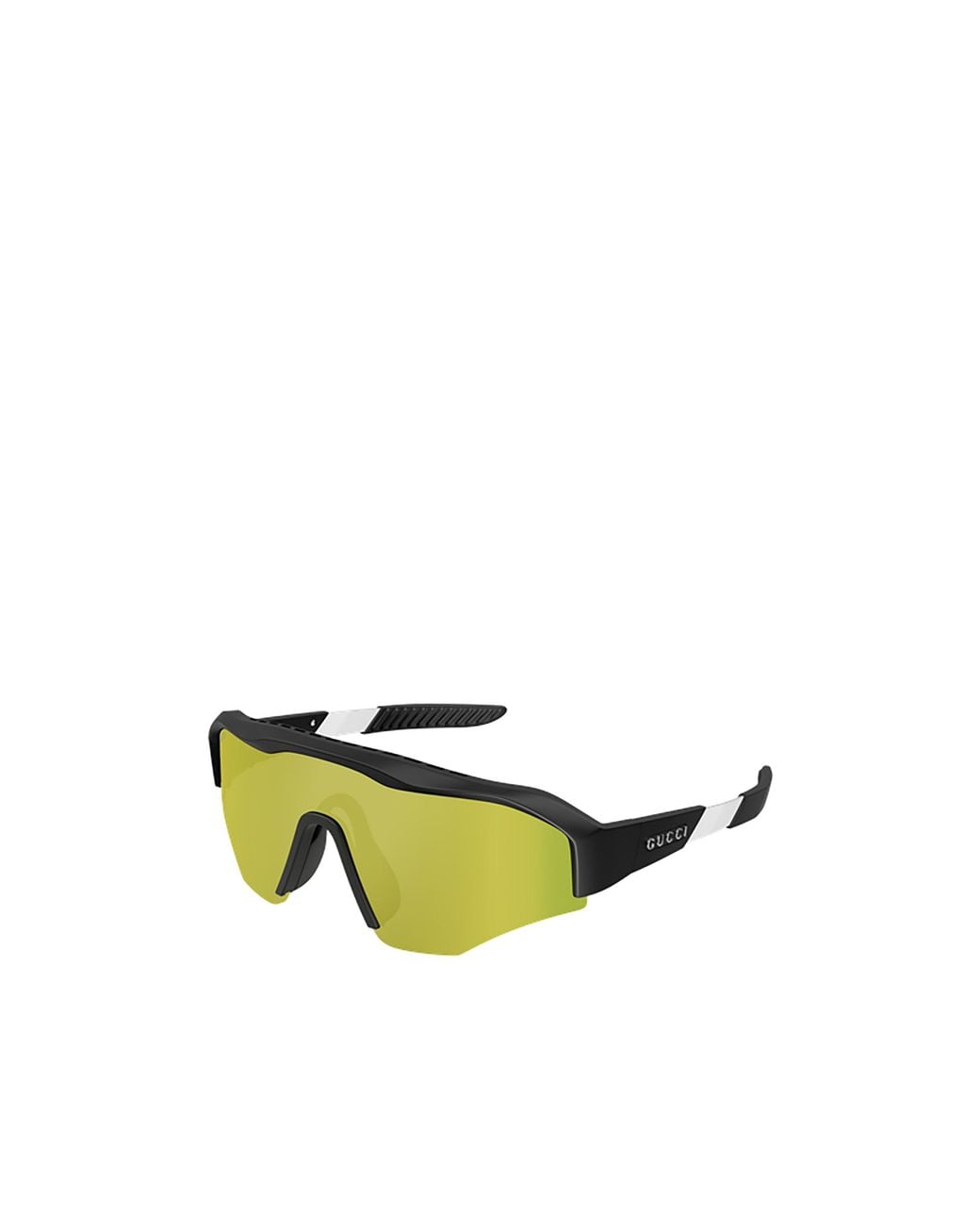 Gucci Yellow Eyewear Mask-Shaped Sunglasses